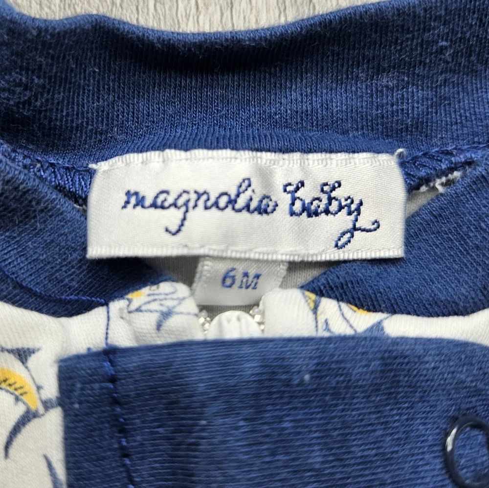 Magnolia Baby 6 Months Zippy Footie Sword Fish Pattern - Picture 3 of 3